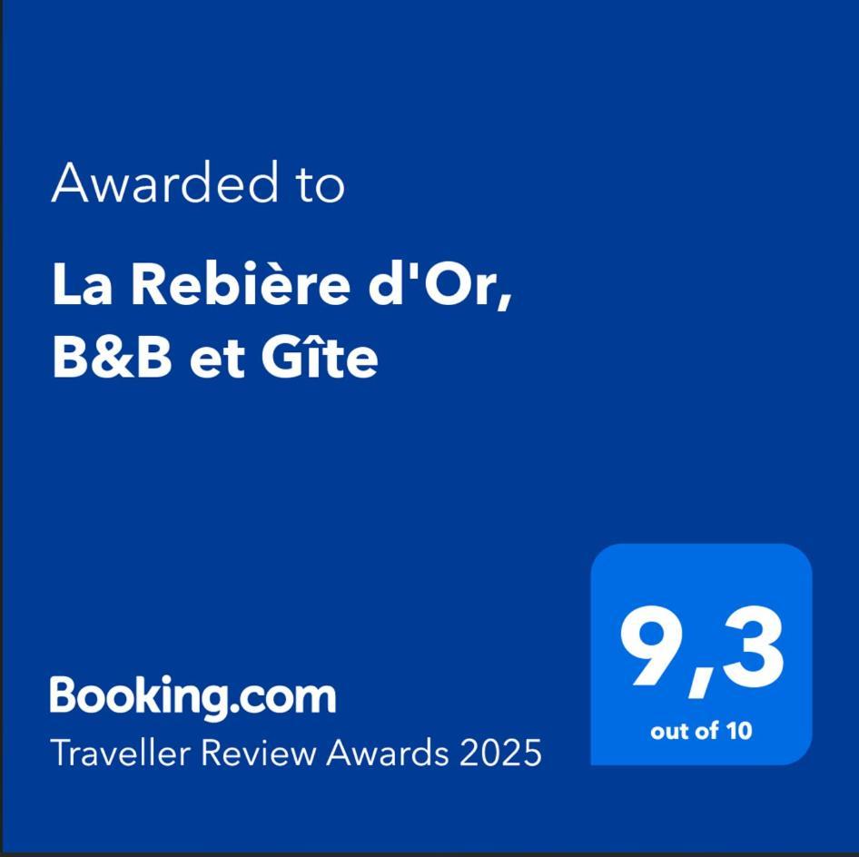 La Rebiere D'Or, B&B Et Gite Mouleydier Екстер'єр фото